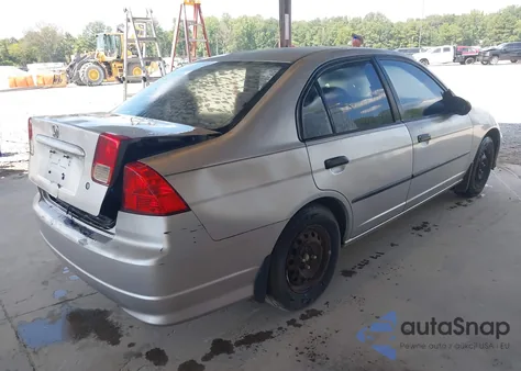 2005 Honda Civic Vp from USA, damaged, VIN 2HGES16365H556857